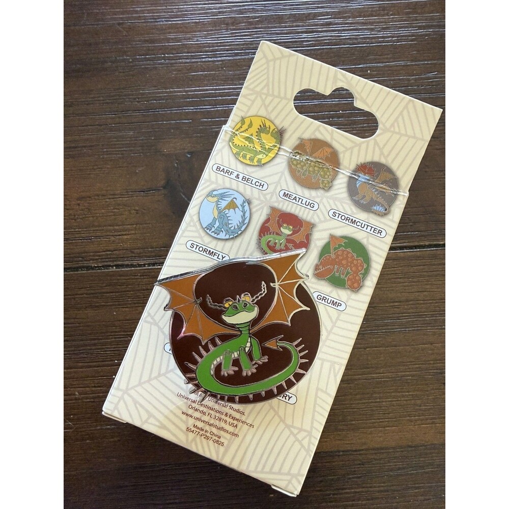 Epic Universe Isle of Berk How To Train Your Dragon Terrible Terror Mystery Pin